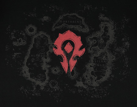T-Shirt Manches courtes Gaming de World Of Warcraft - Azeroth Horde - S à XXL - pour Homme - noir - World Of Warcraft - View 2