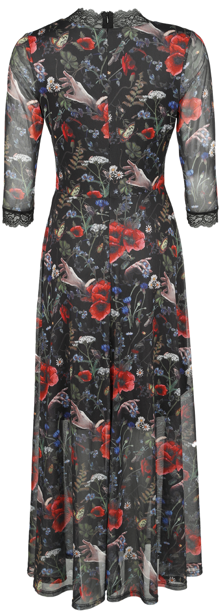 Robe longue Rockabilly de Jawbreaker - Robe Longue Night Meadow - XS à XXL - pour Femme - multicolore - Jawbreaker - View 2