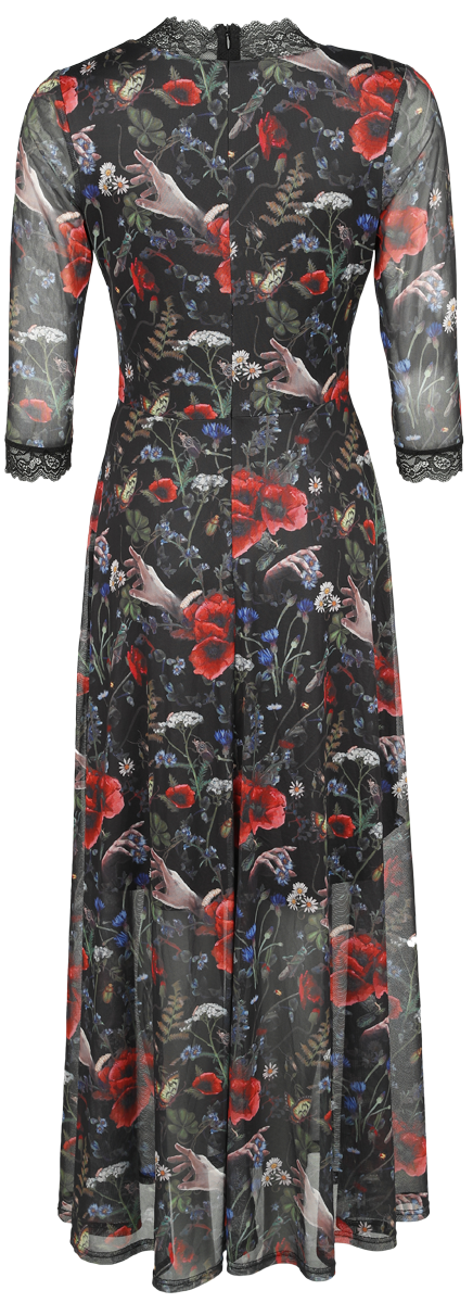 Robe longue Rockabilly de Jawbreaker - Robe Longue Night Meadow - XS à XXL - pour Femme - multicolore - Jawbreaker - View 2
