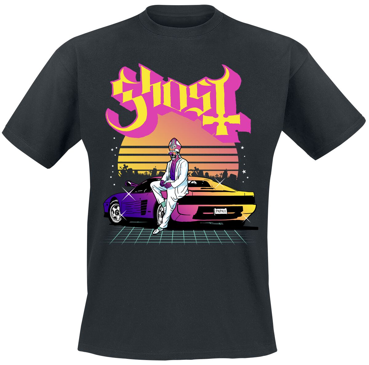 T-Shirt Manches courtes  de Ghost - Papa 2 Vice - S à 4XL - pour Homme - noir - Ghost
