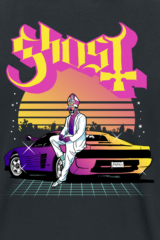 T-Shirt Manches courtes  de Ghost - Papa 2 Vice - S à 4XL - pour Homme - noir - Ghost - View 2