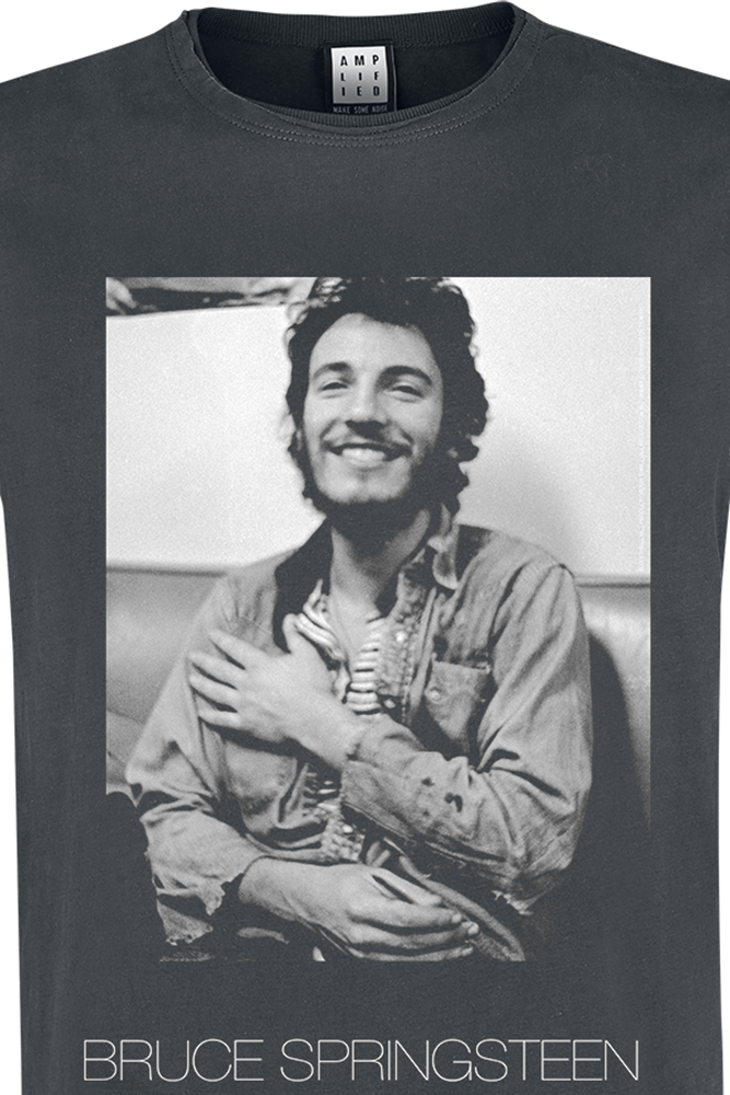T-Shirt Manches courtes  de Bruce Springsteen - Amplified Collection - Vintage - S à XXL - pour Homme - anthracite - Bruce Springsteen - View 2