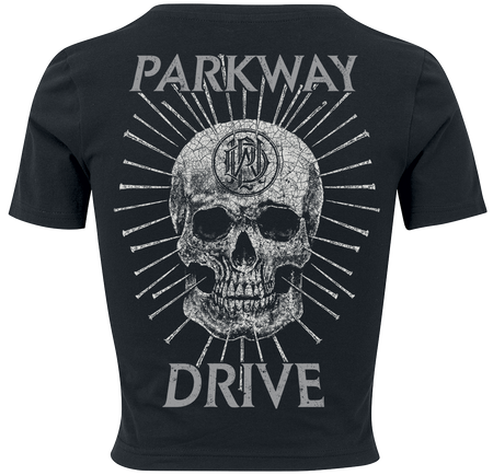 T-Shirt Manches courtes  de Parkway Drive - Skull - S à XXL - pour Femme - noir - Parkway Drive - View 2