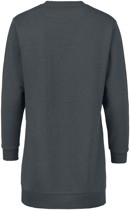 Robe courte  de RED by EMP - Robe sweat coupe asymétrique - S à L - pour Femme - gris foncé - RED by EMP - View 2