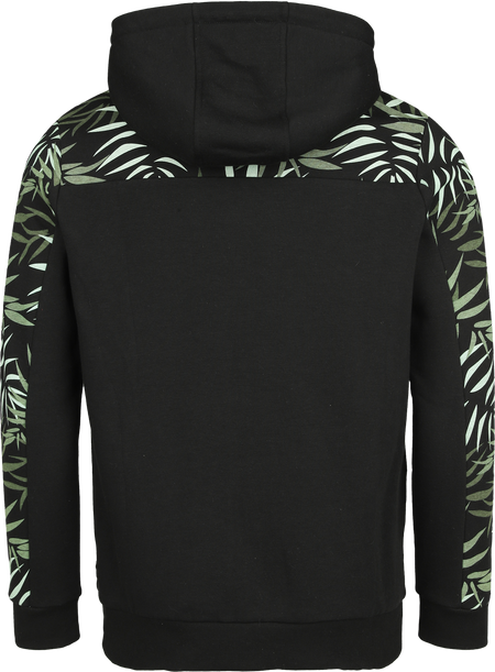 Sweat-shirt zippé à capuche  de RED by EMP - Hooded Jacket with Colored Print - M à L - pour Homme - noir - RED by EMP - View 2