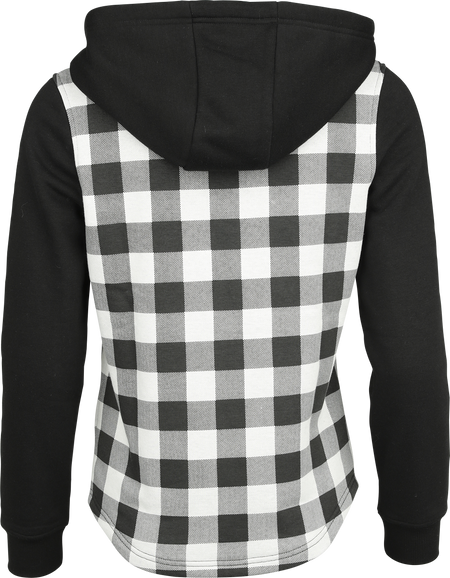Sweat-shirt zippé à capuche  de RED by EMP - Stay Different - S à XL - pour Femme - noir/blanc - RED by EMP - View 2