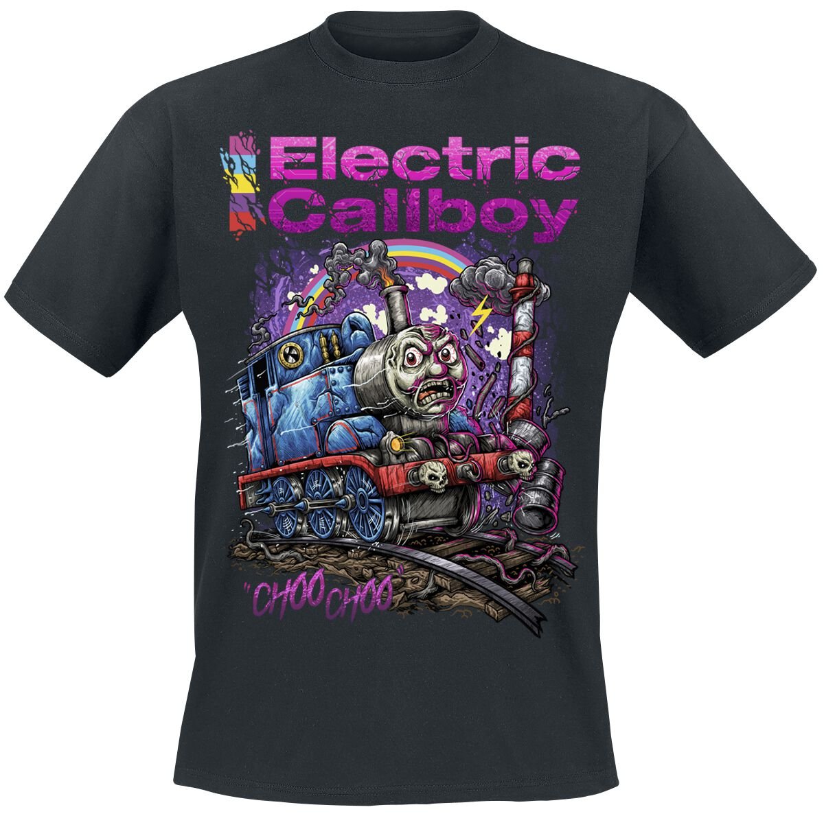 T-Shirt Manches courtes  de Electric Callboy - Choo Choo - S à 5XL - pour Unisexe - noir - Electric Callboy