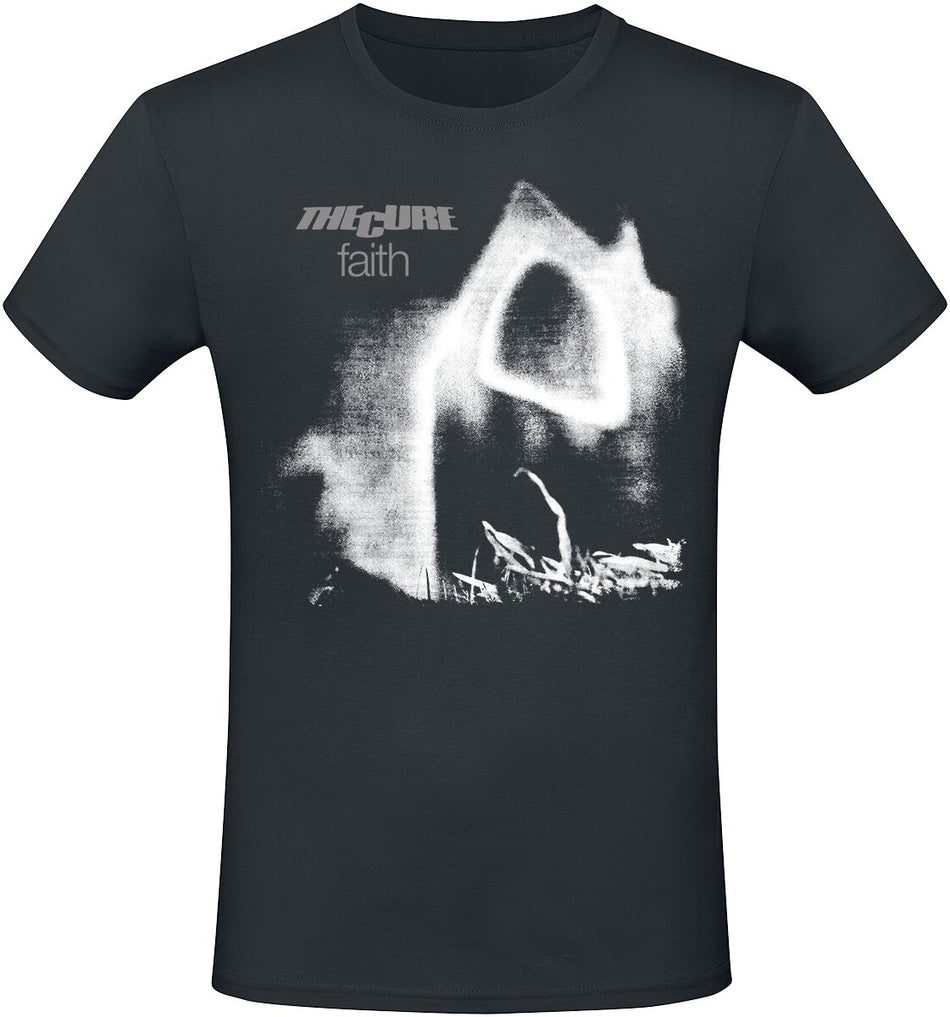 T-Shirt Manches courtes  de The Cure - Faith - S à 3XL - pour Homme - noir - The Cure