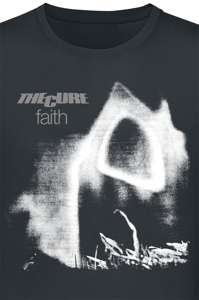 T-Shirt Manches courtes  de The Cure - Faith - S à 3XL - pour Homme - noir - The Cure - View 2