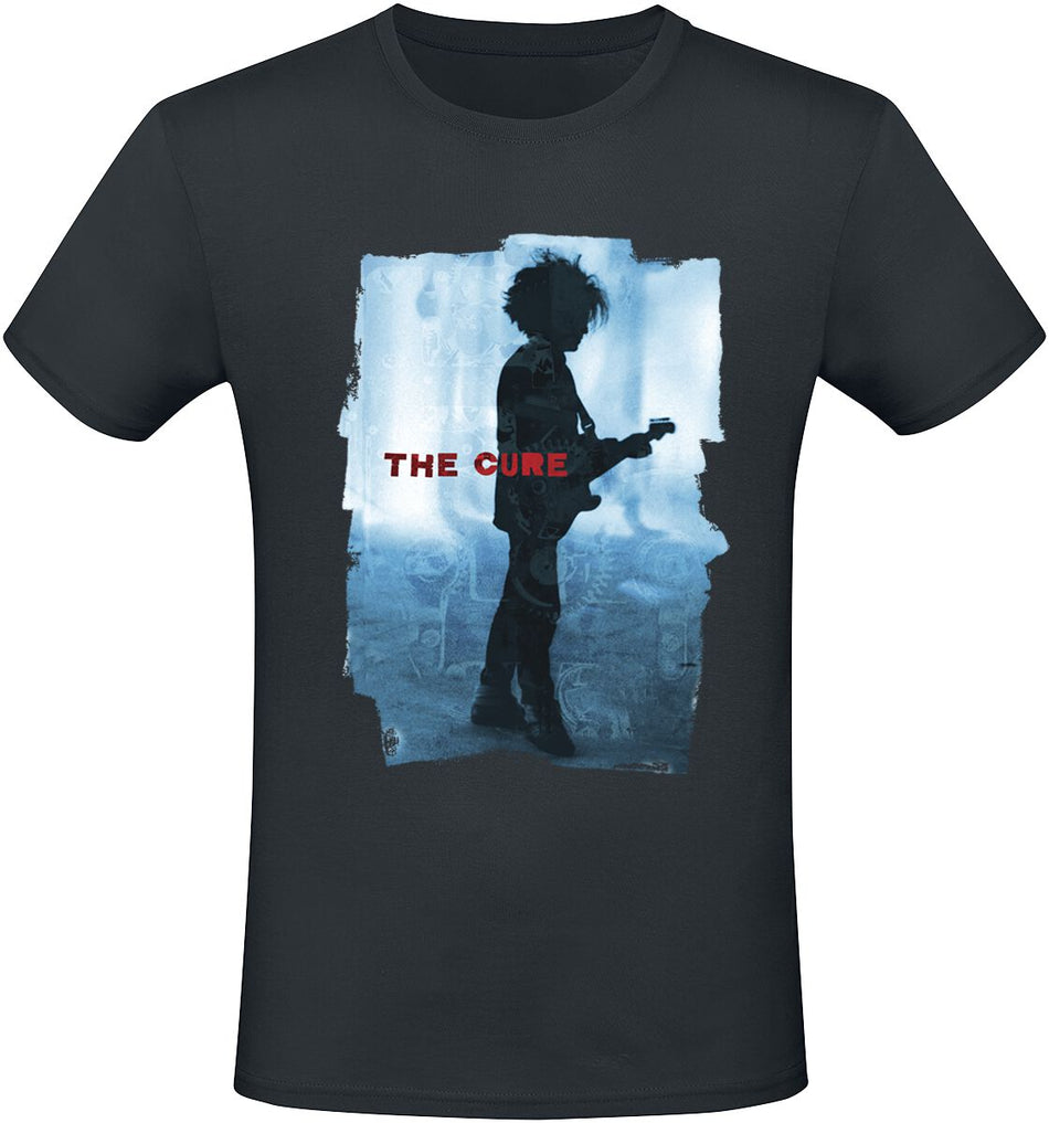 T-Shirt Manches courtes  de The Cure - Silhouette - L à XXL - pour Homme - noir - The Cure