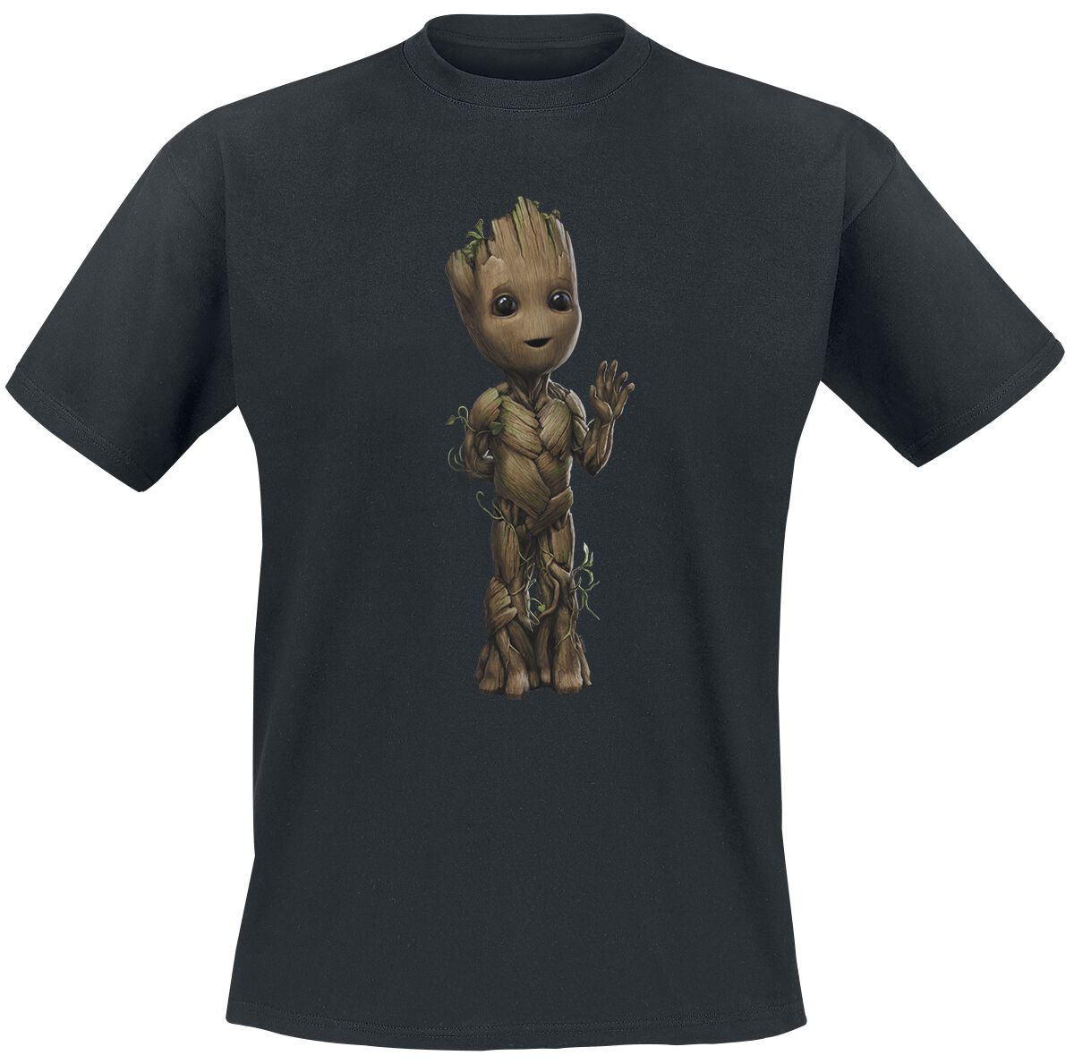 T-Shirt Manches courtes Disney de Les Gardiens De La Galaxie - I Am Groot - Wave Pose - M à XXL - pour Homme - noir - Les Gardiens De La Galaxie