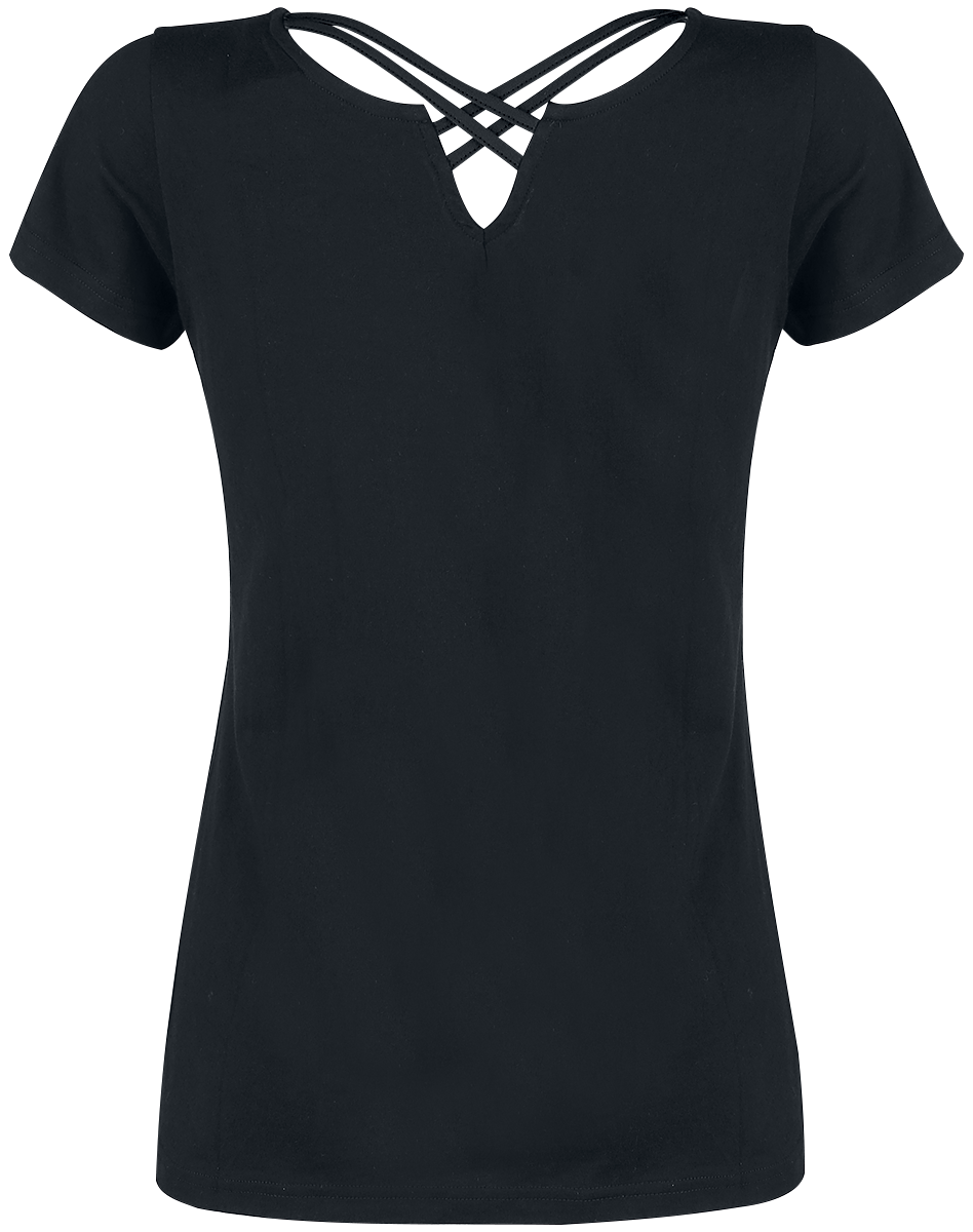 T-Shirt Manches courtes Disney de Mickey & Minnie Mouse - Bowtastic - S - pour Femme - noir - Mickey & Minnie Mouse - View 2