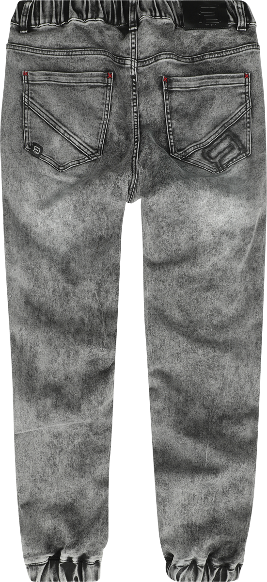 Jean  de RED by EMP - Bas de Jogging Effet Jean - S à XXL - pour Homme - gris foncé - RED by EMP - View 2