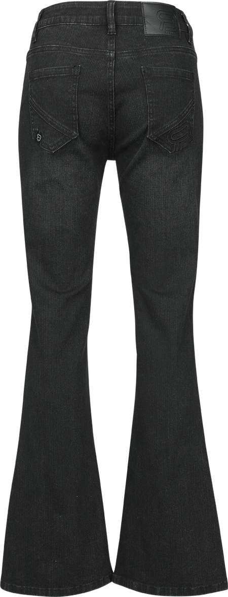 Jean  de RED by EMP - Grace - Jean Fendu - W27L32 - pour Femme - noir - RED by EMP - View 2