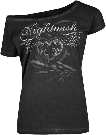 T-Shirt Manches courtes  de Nightwish - Stone Angel - S à XXL - pour Femme - noir - Nightwish