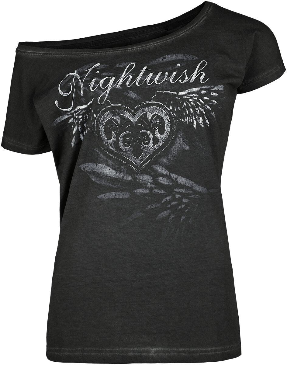 T-Shirt Manches courtes  de Nightwish - Stone Angel - S à XXL - pour Femme - noir - Nightwish