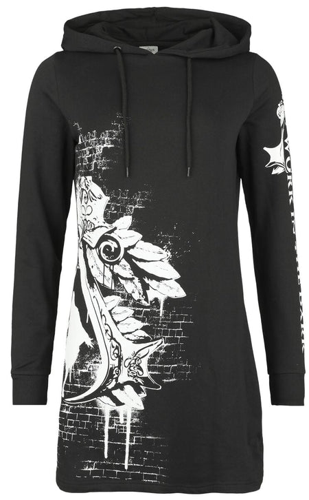 Sweat-shirt à capuche Gaming de Assassin's Creed - Work In The Dark - S à XL - pour Femme - noir - Assassin's Creed
