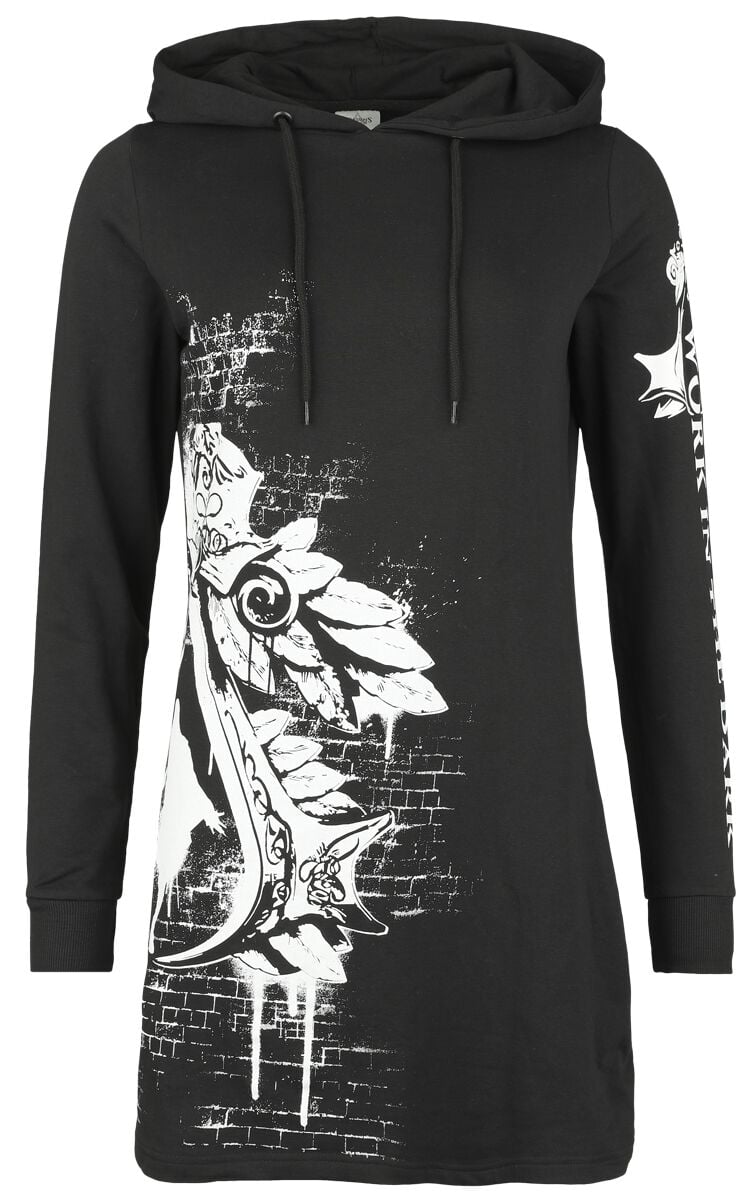 Sweat-shirt à capuche Gaming de Assassin's Creed - Work In The Dark - S à XL - pour Femme - noir - Assassin's Creed