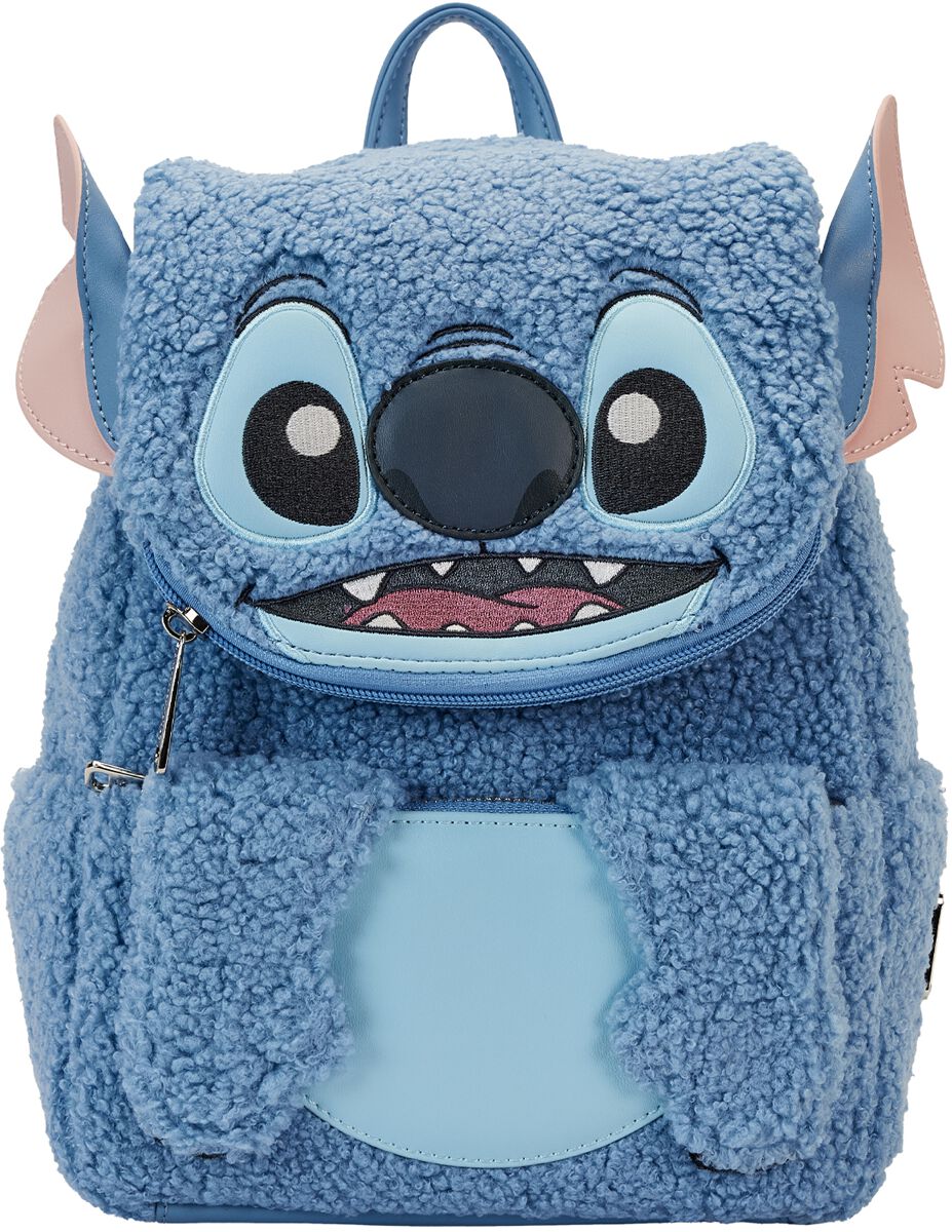 Mini Sac À Dos Disney de Lilo & Stitch - Loungefly - Peluche Stitch - pour Femme - bleu - Lilo & Stitch