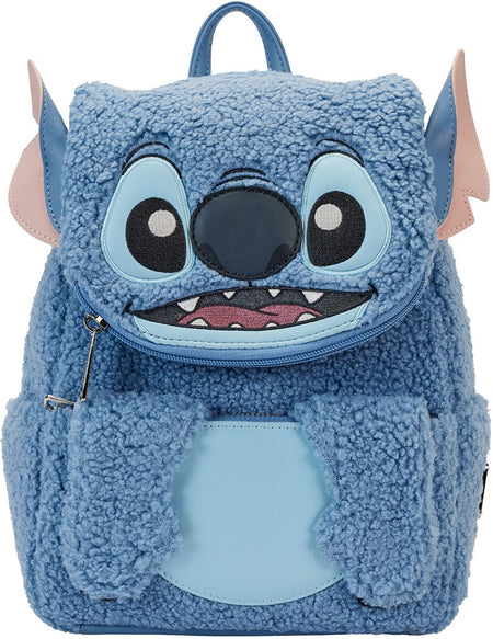 Mini Sac À Dos Disney de Lilo & Stitch - Loungefly - Peluche Stitch - pour Femme - bleu - Lilo & Stitch