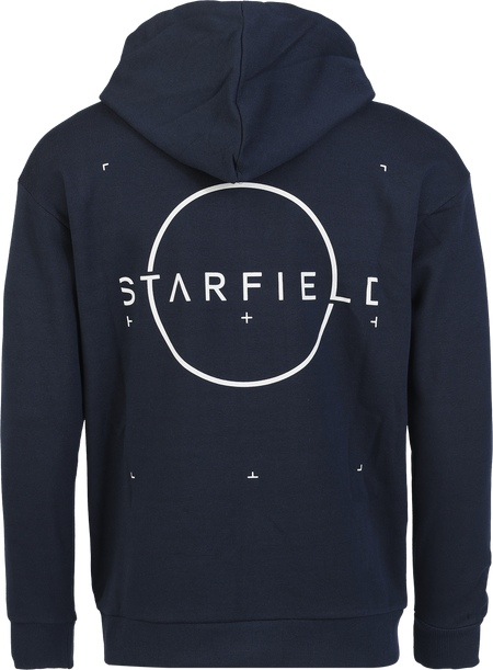 Sweat-shirt zippé à capuche Gaming de Starfield - Carl Sagan - S à M - pour Homme - bleu - Starfield - View 2