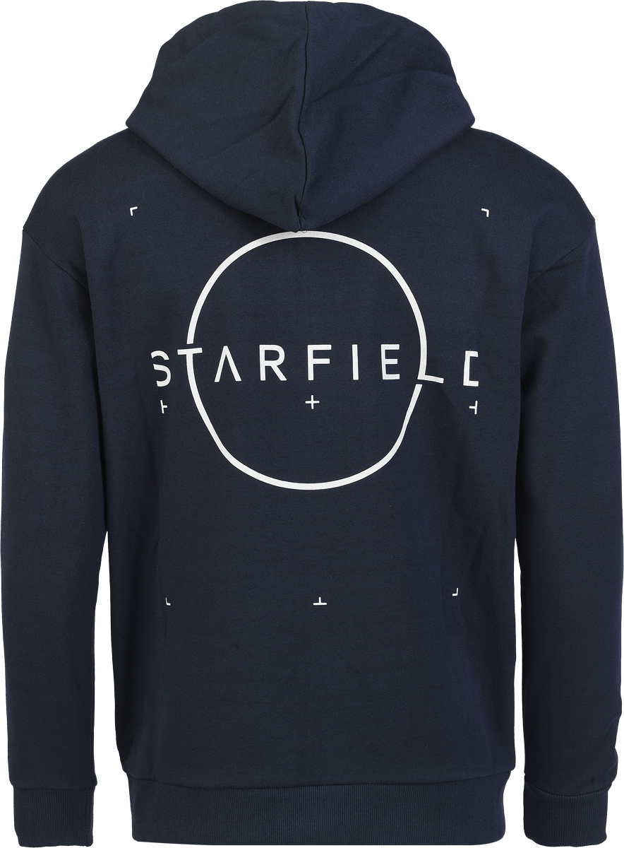 Sweat-shirt zippé à capuche Gaming de Starfield - Carl Sagan - S à M - pour Homme - bleu - Starfield - View 2