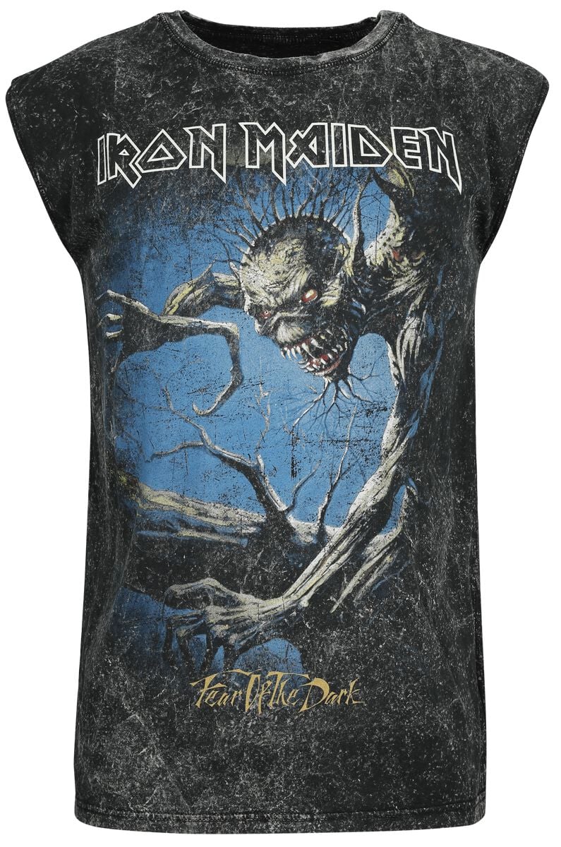 Débardeur  de Iron Maiden - Fear Of The Dark - S à 4XL - pour Homme - gris - Iron Maiden