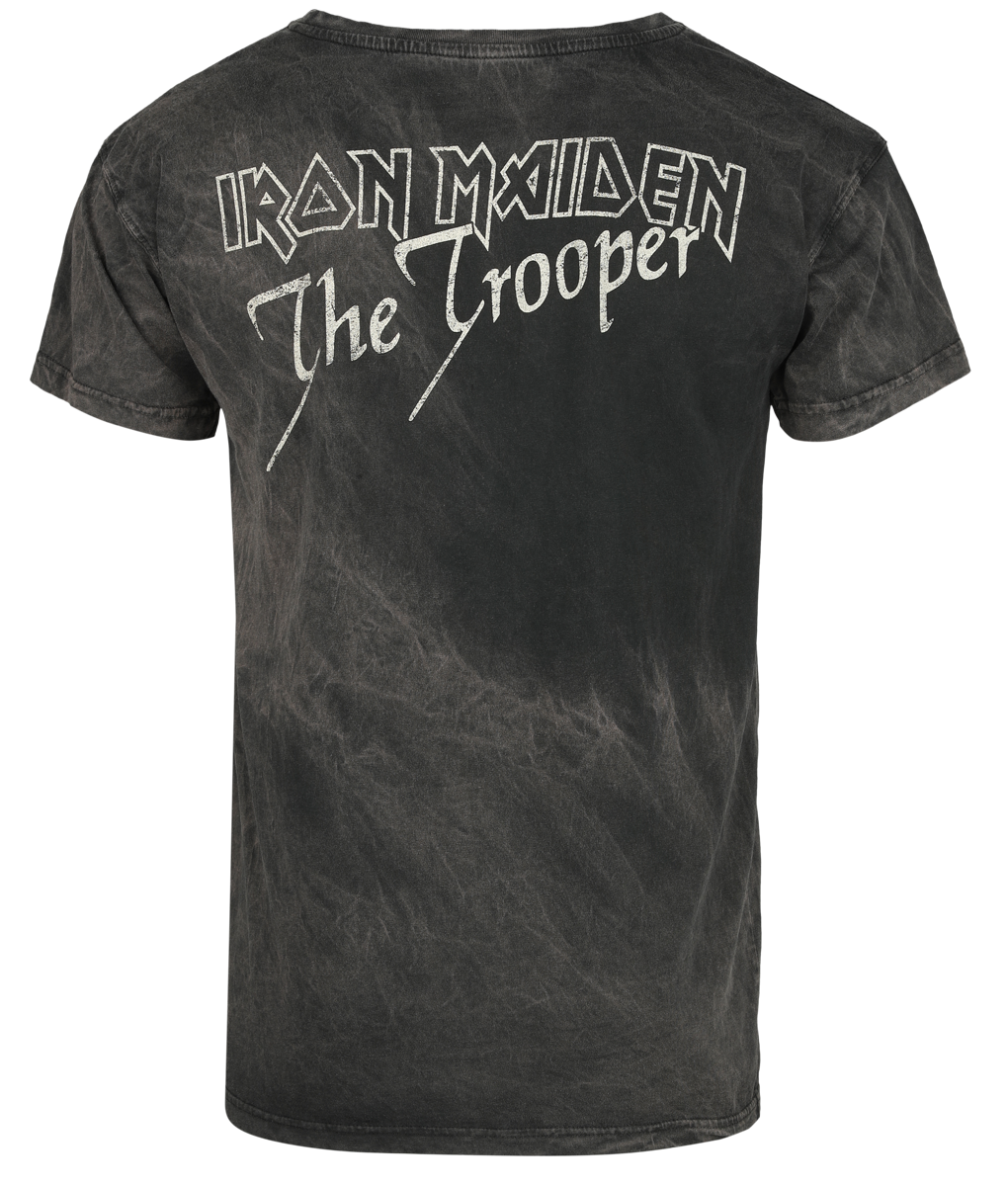 T-Shirt Manches courtes  de Iron Maiden - The Trooper - S à 4XL - pour Homme - gris - Iron Maiden - View 2