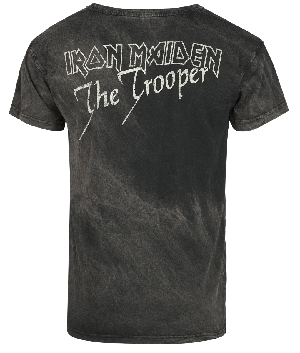 T-Shirt Manches courtes  de Iron Maiden - The Trooper - S à 4XL - pour Homme - gris - Iron Maiden - View 2
