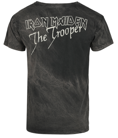 T-Shirt Manches courtes  de Iron Maiden - The Trooper - S à 4XL - pour Homme - gris - Iron Maiden - View 2
