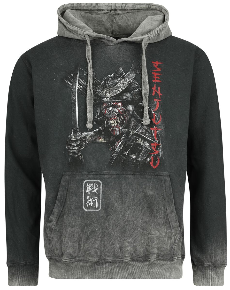 Sweat-shirt à capuche  de Iron Maiden - S à XXL - pour Homme - gris - Iron Maiden
