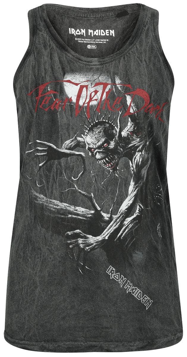 Top  de Iron Maiden - Fear Of The Dark - S à 4XL - pour Femme - anthracite - Iron Maiden