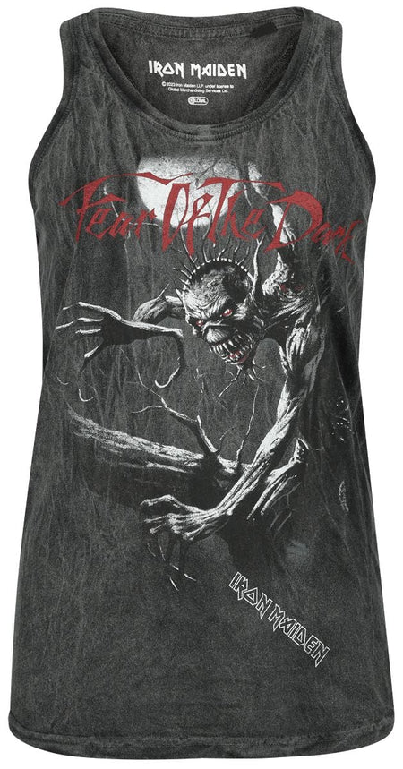 Top  de Iron Maiden - Fear Of The Dark - S à 4XL - pour Femme - anthracite - Iron Maiden