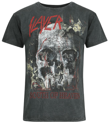 T-Shirt Manches courtes  de Slayer - South Of Heaven - S à 4XL - pour Homme - anthracite - Slayer