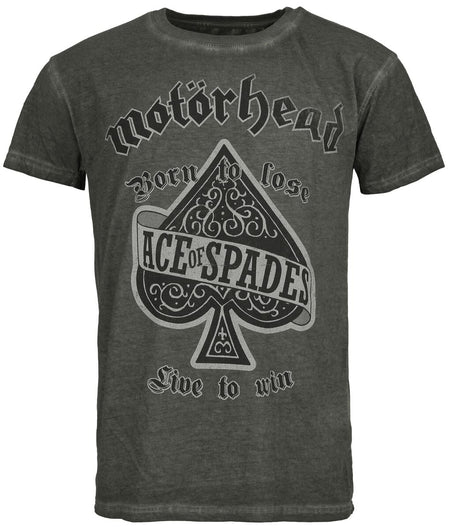 T-Shirt Manches courtes  de Motörhead - Ace Of Spades - S à 4XL - pour Homme - anthracite - Motörhead