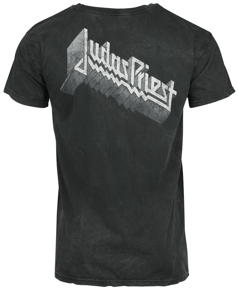T-Shirt Manches courtes  de Judas Priest - SCF - S à 4XL - pour Homme - anthracite - Judas Priest - View 2