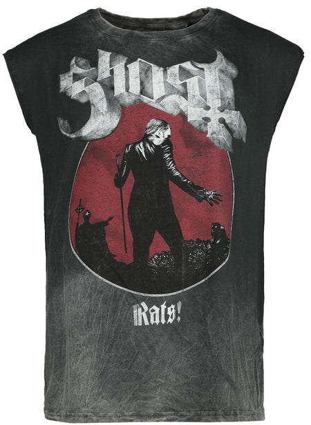 Débardeur  de Ghost - Rats - M à 4XL - pour Homme - gris - Ghost