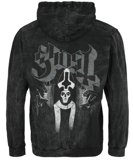 Sweat-shirt à capuche  de Ghost - Papa Wrath - S à XXL - pour Homme - anthracite - Ghost - View 2