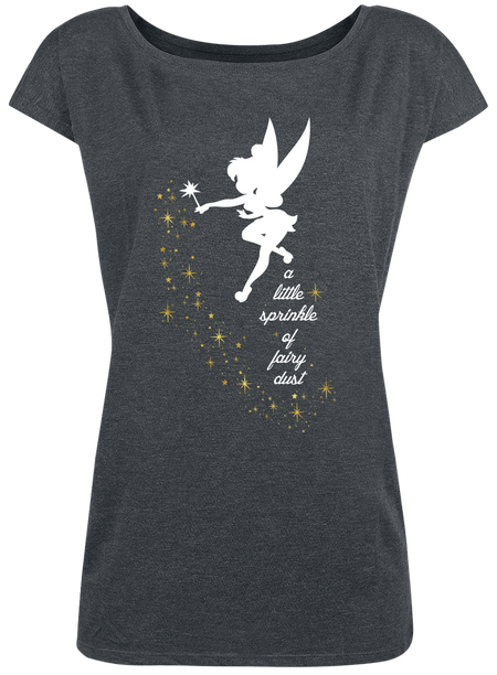 T-Shirt Manches courtes Disney de Peter Pan - Pixie Dust - S à XXL - pour Femme - gris - Peter Pan - View 2