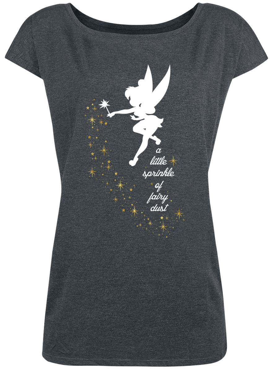 T-Shirt Manches courtes Disney de Peter Pan - Pixie Dust - S à XXL - pour Femme - gris - Peter Pan - View 2