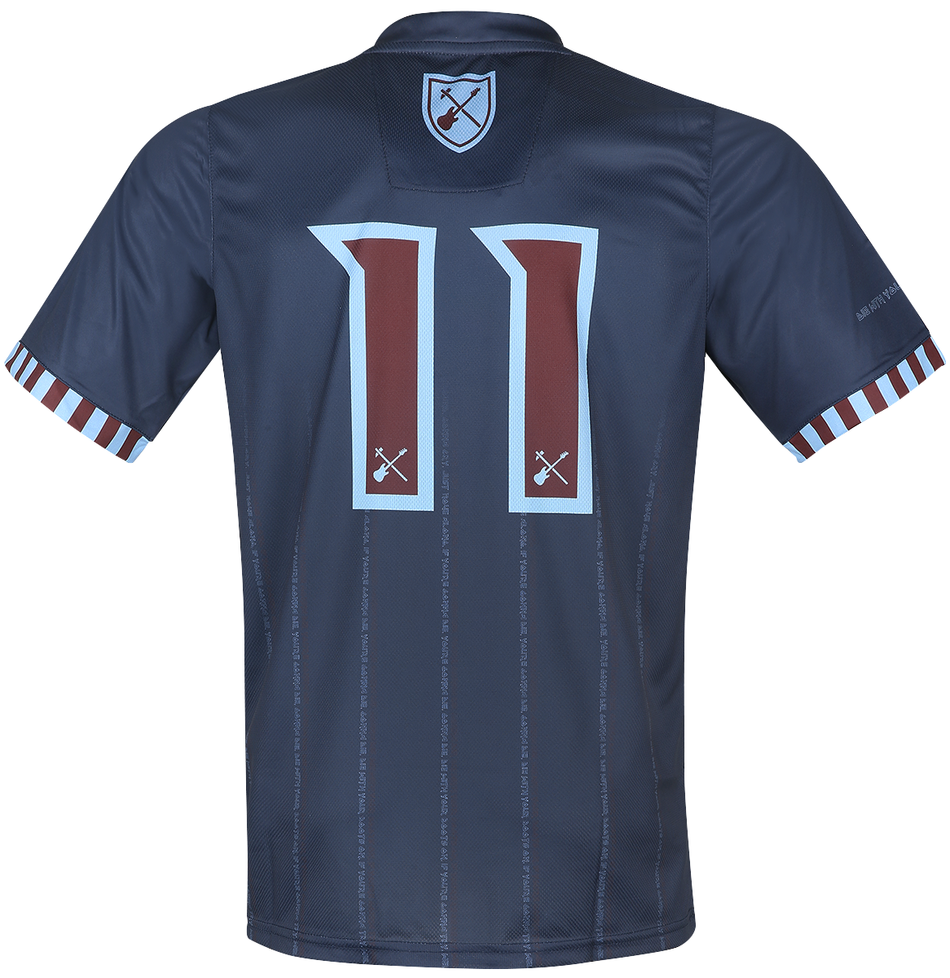 Jersey  de Iron Maiden - IMFC West Ham Jersey - S à 5XL - pour Homme - bleu - Iron Maiden - View 2