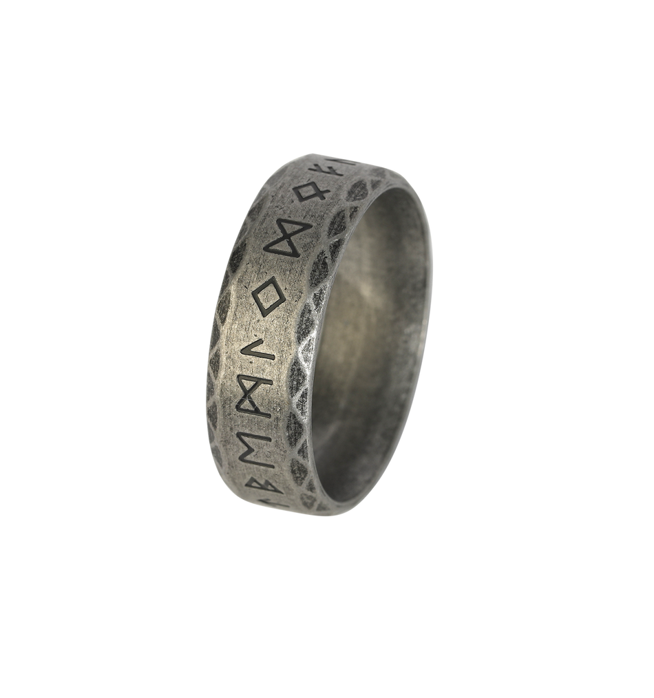 Bague  de etNox - Runes - pour Unisexe - couleur argent - etNox - View 2