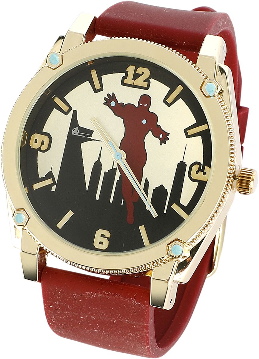 Montres bracelets Disney de Iron Man - Skyline - pour Homme - rouge - Iron Man