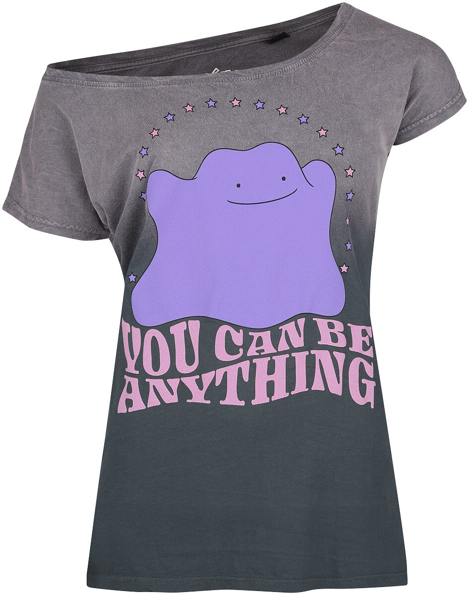 T-Shirt Manches courtes Gaming de Pokémon - Métamorph - You Can Be Anything - S à XXL - pour Femme - rose clair - Pokémon