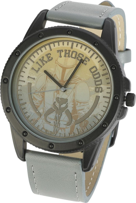 Montres bracelets Disney de Star Wars - The Mandalorian - Crâne Mythosaur - pour Homme - bleu - Star Wars