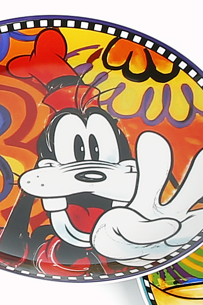 Assiette Disney de Mickey & Minnie Mouse - Mickey & Ses Amis - pour Unisexe - multicolore - Mickey & Minnie Mouse - View 2