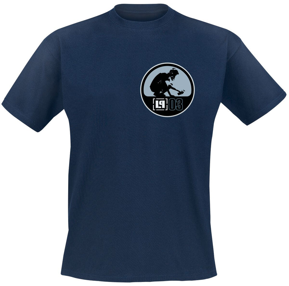 T-Shirt Manches courtes  de Linkin Park - Meteora Distorted - S à 4XL - pour Homme - marine - Linkin Park