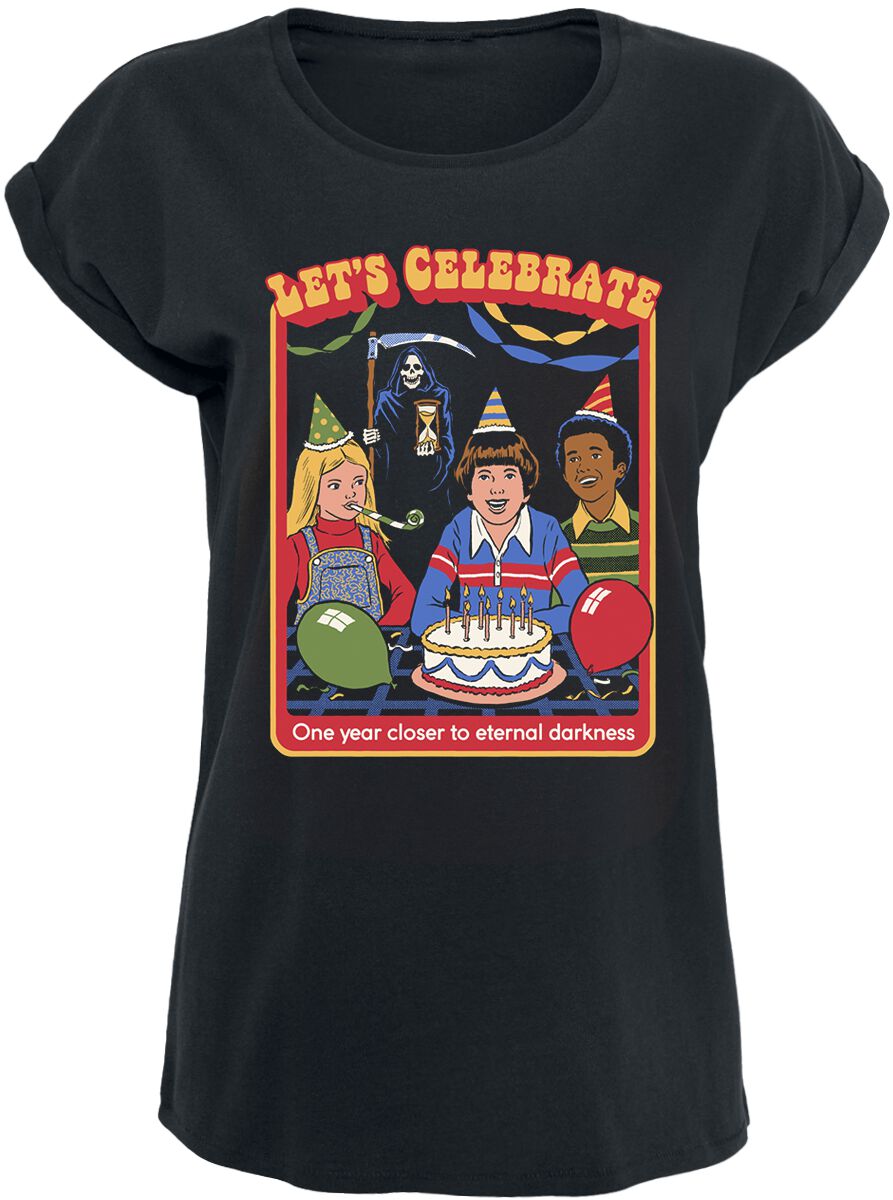 T-Shirt Manches courtes Fun de Steven Rhodes - One Year Closer To Eternal Darkness - S à 5XL - pour Femme - noir - Steven Rhodes