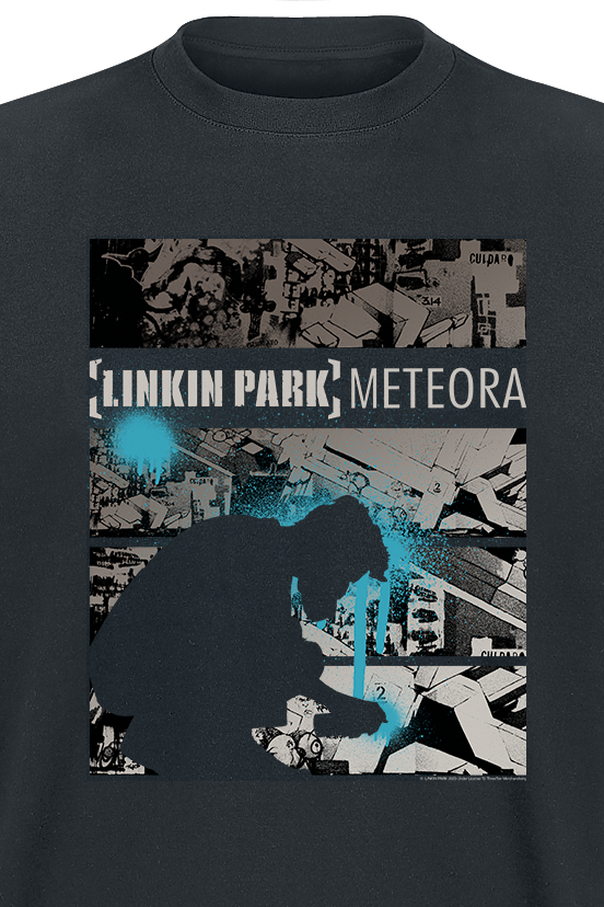 T-Shirt Manches courtes  de Linkin Park - Meteora Drip Collage - S à 4XL - pour Homme - noir - Linkin Park - View 2