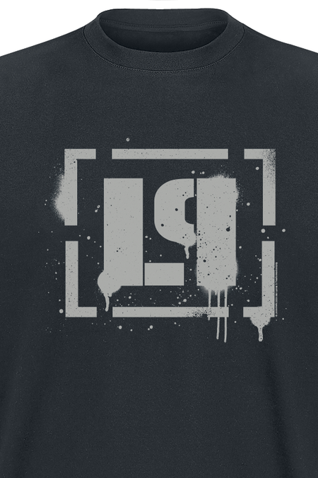 T-Shirt Manches courtes  de Linkin Park - Meteora Bracket Spray Logo - S à 4XL - pour Homme - noir - Linkin Park - View 2